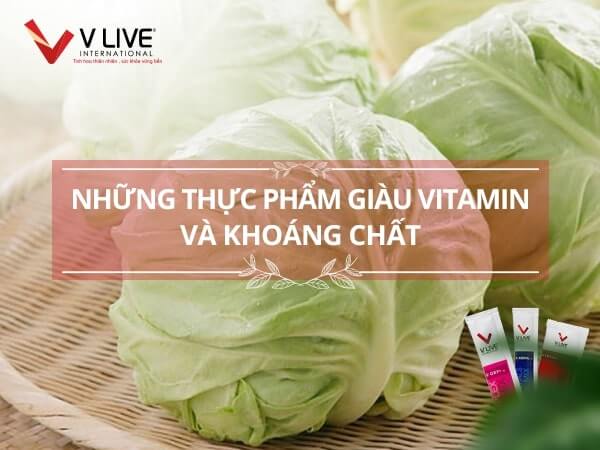 Chất khoáng có trong thực phẩm nào?