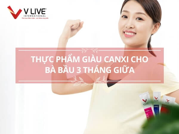 Top 5 thực phẩm giàu canxi cho bà bầu 3 tháng giữa thai kỳ