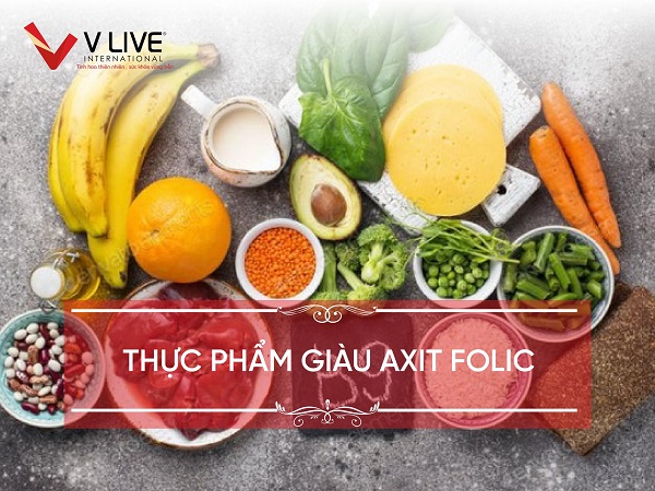 Thực phẩm tự nhiên là nguồn cung cấp Axit Folic an toàn và hiệu quả